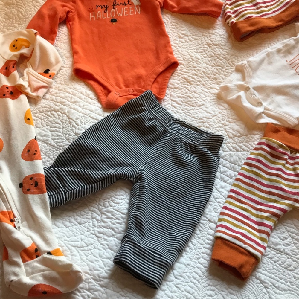 Lot of 3 baby fall outfits 0-6 months - Picture 4 of 7